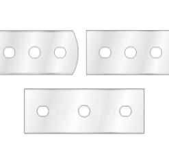 3 HOLE SLICING BLADES